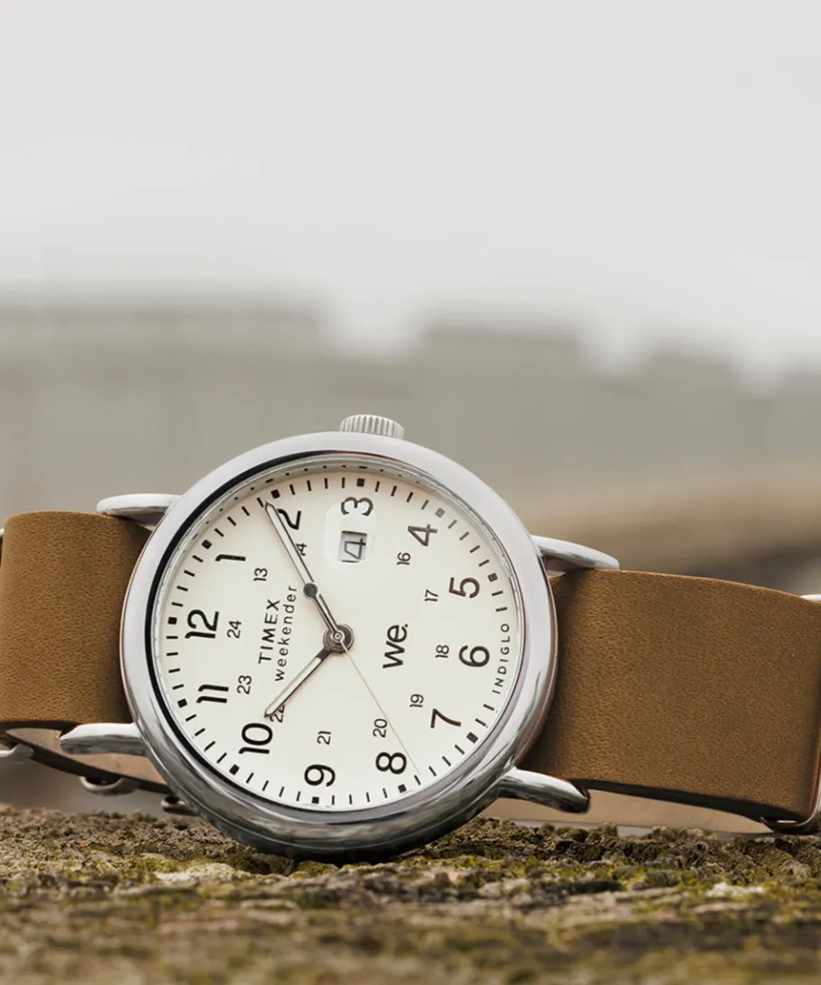 Timex Leather*Weekender 40mm Leather Strap Watch