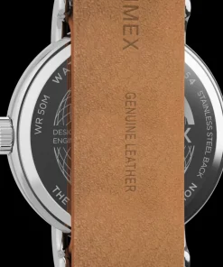 Timex Leather*Weekender 37mm Leather Strap Watch
