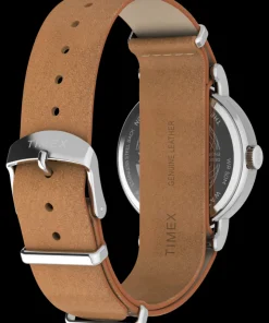 Timex Leather*Weekender 37mm Leather Strap Watch