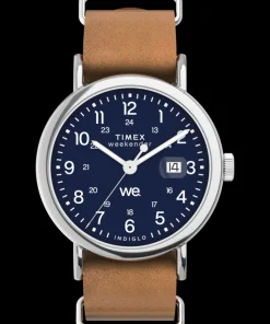 Timex Leather*Weekender 40mm Leather Strap Watch