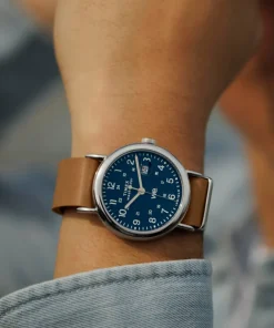 Timex Leather*Weekender 40mm Leather Strap Watch