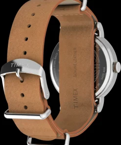 Timex Leather*Weekender 40mm Leather Strap Watch
