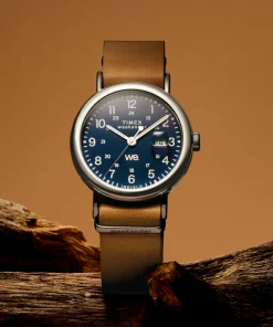 Timex Leather*Weekender 40mm Leather Strap Watch